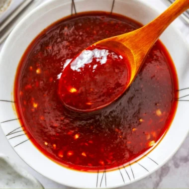 Homemade bibimbap sauce for authentic Korean cuisine