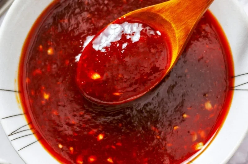 Homemade bibimbap sauce for authentic Korean cuisine